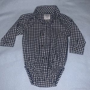 Infant Collared Button Up Onesie